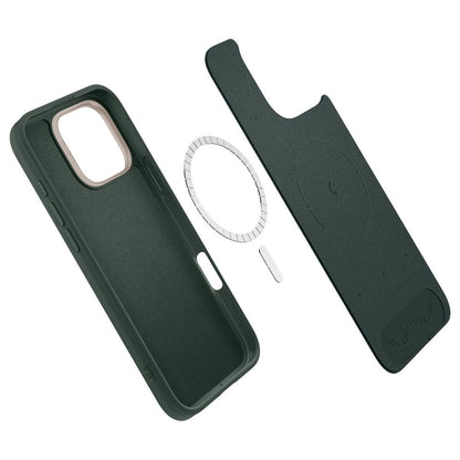 Husa MagSafe za Apple iPhone 16 Pro Max, Spigen, Cyrill Kajuk, Zelena Satinirana ACS08398