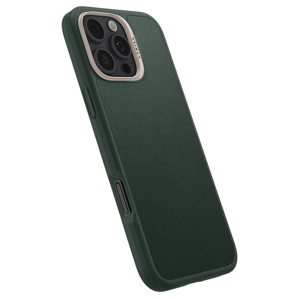Husa MagSafe za Apple iPhone 16 Pro Max, Spigen, Cyrill Kajuk, Zelena Satinirana ACS08398