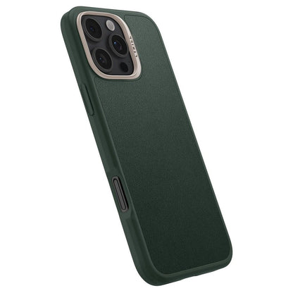 Husa MagSafe za Apple iPhone 16 Pro Max, Spigen, Cyrill Kajuk, Zelena Satinirana ACS08398