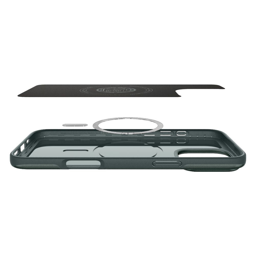 Husa MagSafe za Apple iPhone 16 Pro Max, Spigen, Thin Fit, Zelena