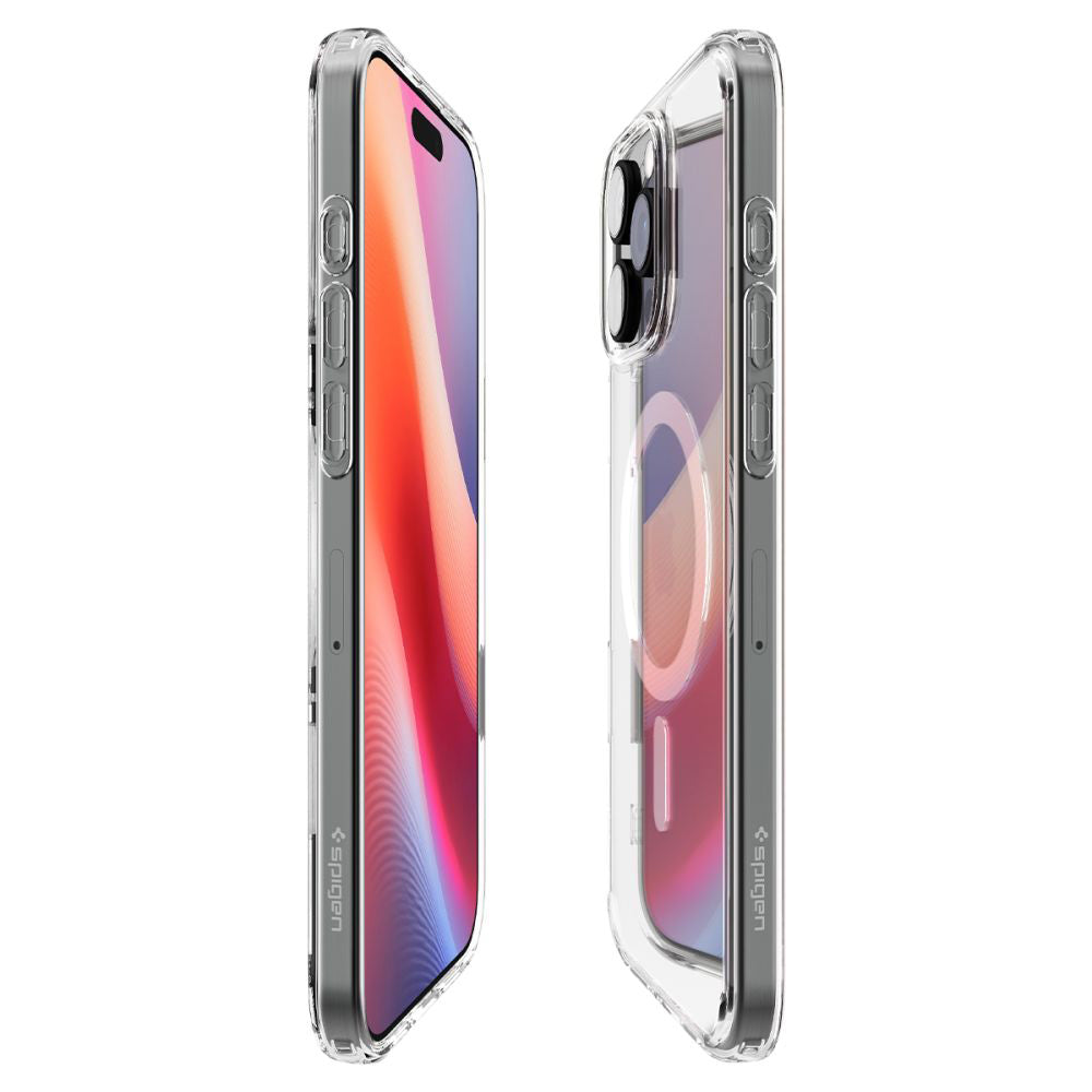 Husa MagSafe za Apple iPhone 16 Pro Max, Spigen, Ultra Hybrid T, Bela ACS08505
