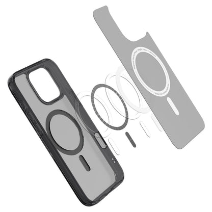 Futrola MagSafe za Apple iPhone 16 Pro Max, Spigen, Ultra Hybrid T, Crna Satin ACS08507