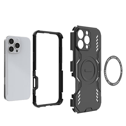 MagSafe futrola za Apple iPhone 16 Pro Max, Techsuit, ArmorMag, Crna