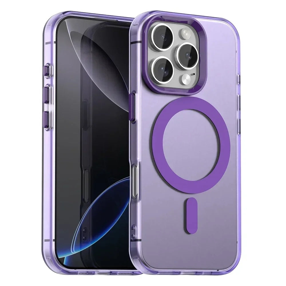 MagSafe futrola za Apple iPhone 16 Pro Max, Techsuit, CandyCase, Ljubičasta
