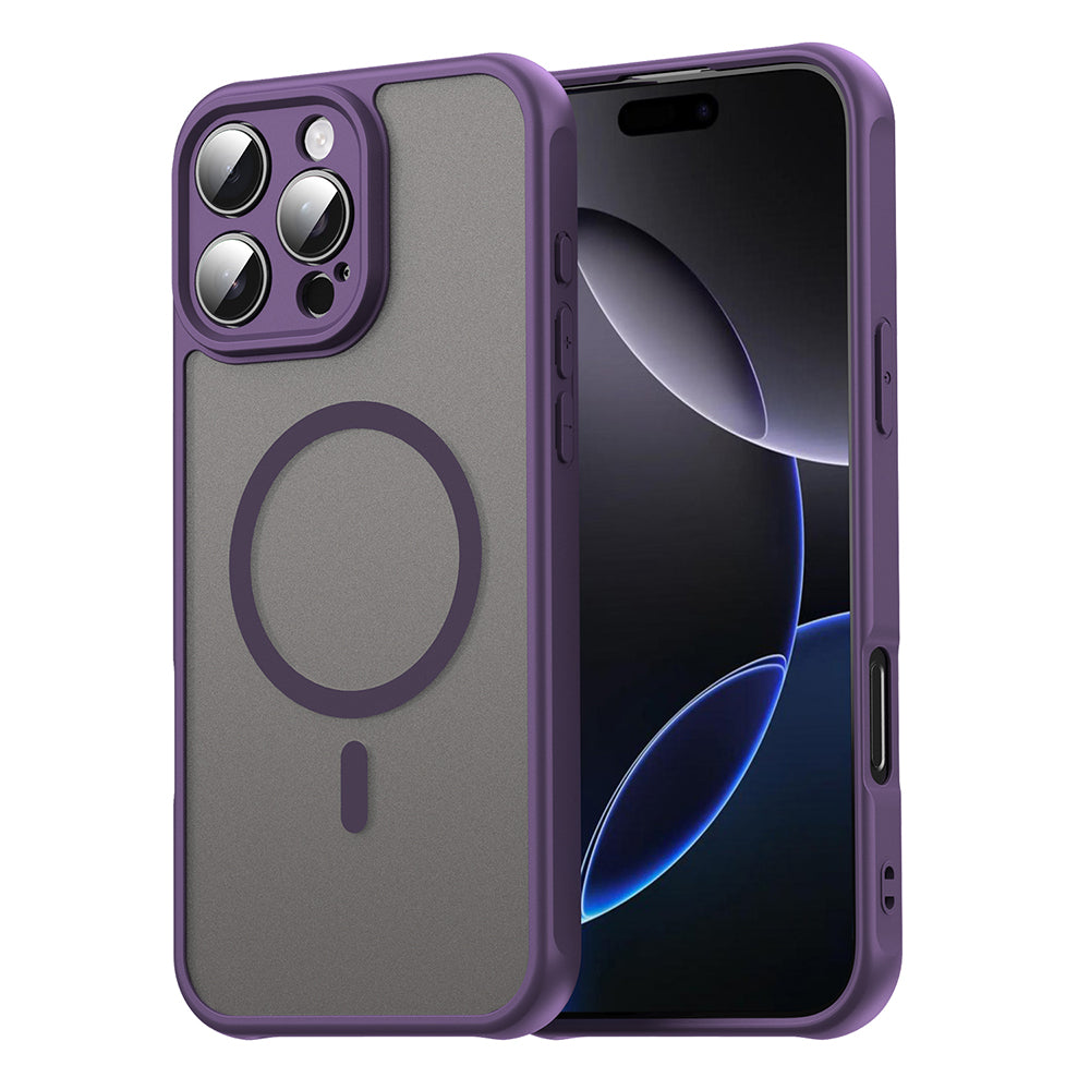 MagSafe futrola za Apple iPhone 16 Pro Max, Techsuit, HaloFrost II, Ljubičasta