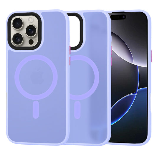 MagSafe futrola za Apple iPhone 16 Pro Max, Techsuit, HaloFrost, Svetlo Ljubičasta
