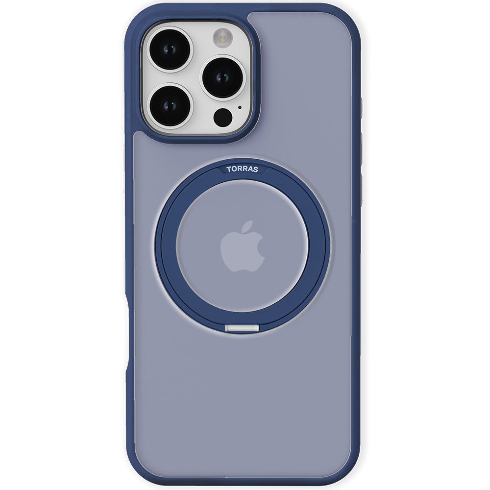 Husa MagSafe za Apple iPhone 16 Pro Max, Torras, Ostand Pro, Tamnoplava