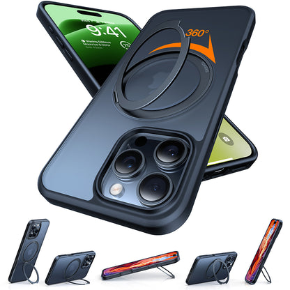 Futrola MagSafe za Apple iPhone 16 Pro Max, Torras, Ostand Pro, Crna