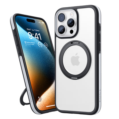 Futrola MagSafe za Apple iPhone 16 Pro Max, Torras, Ostand R Fusion, Crna