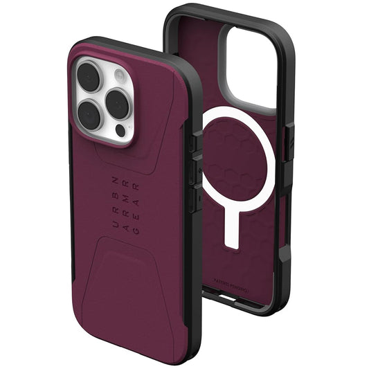 MagSafe futrola za Apple iPhone 16 Pro Max, Urban Armor Gear, Civilian, Bordo