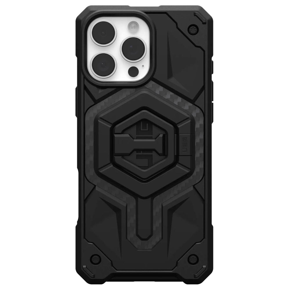 MagSafe futrola za Apple iPhone 16 Pro Max, Urban Armor Gear, Monarch Pro Carbon Bundle, Crna