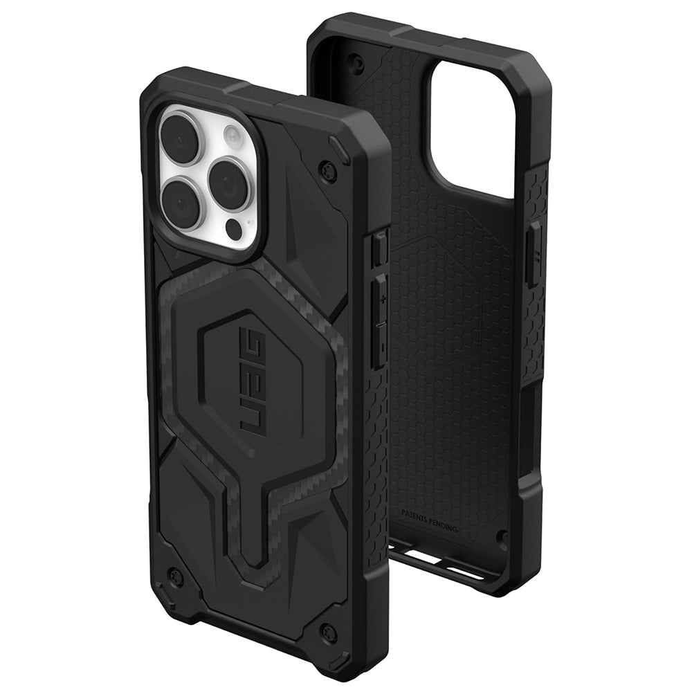 MagSafe futrola za Apple iPhone 16 Pro Max, Urban Armor Gear, Monarch Pro Carbon, Crna