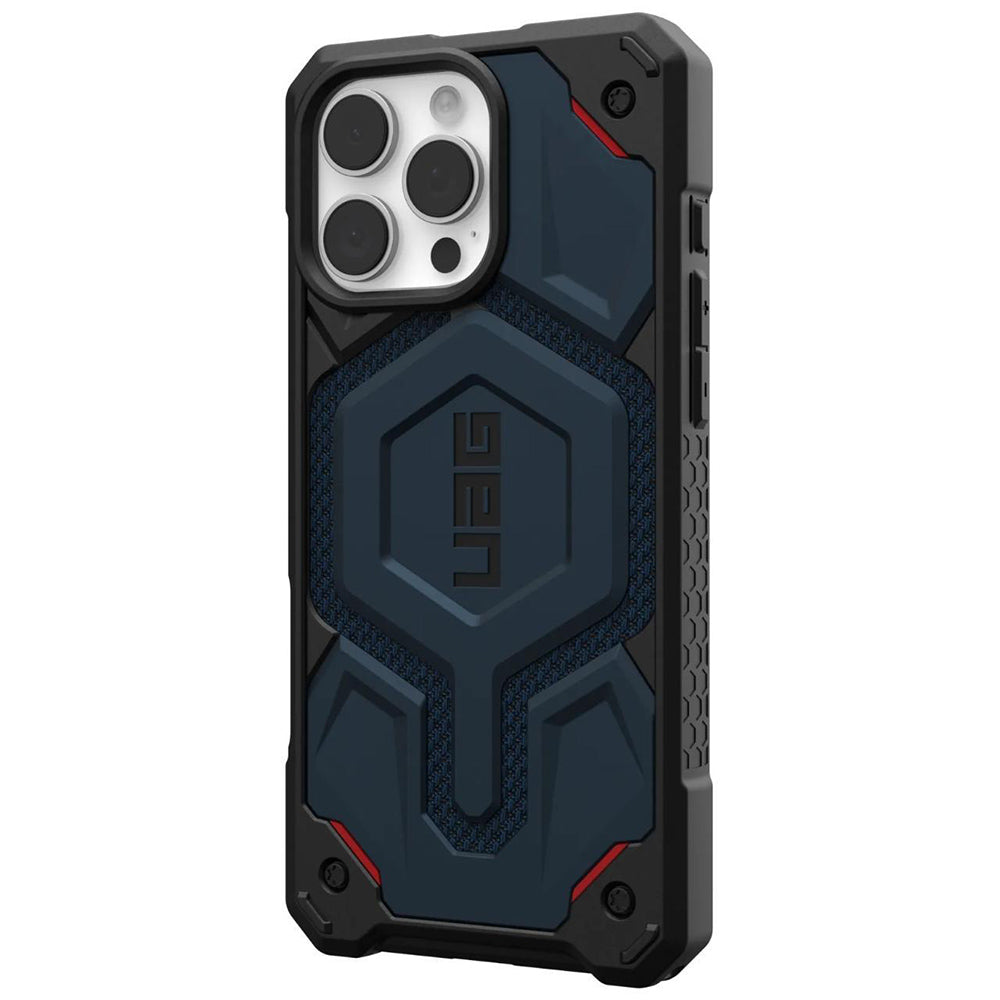 MagSafe futrola za Apple iPhone 16 Pro Max, Urban Armor Gear, Monarch Pro Kevlar, Tamnoplava