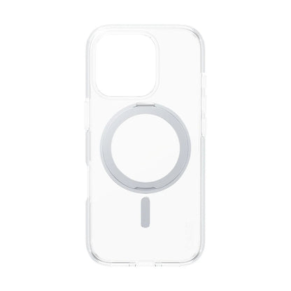 Futrola MagSafe za Apple iPhone 16 Pro, PanzerGlass, Care Feature Kickstand, Srebrno Transparentna