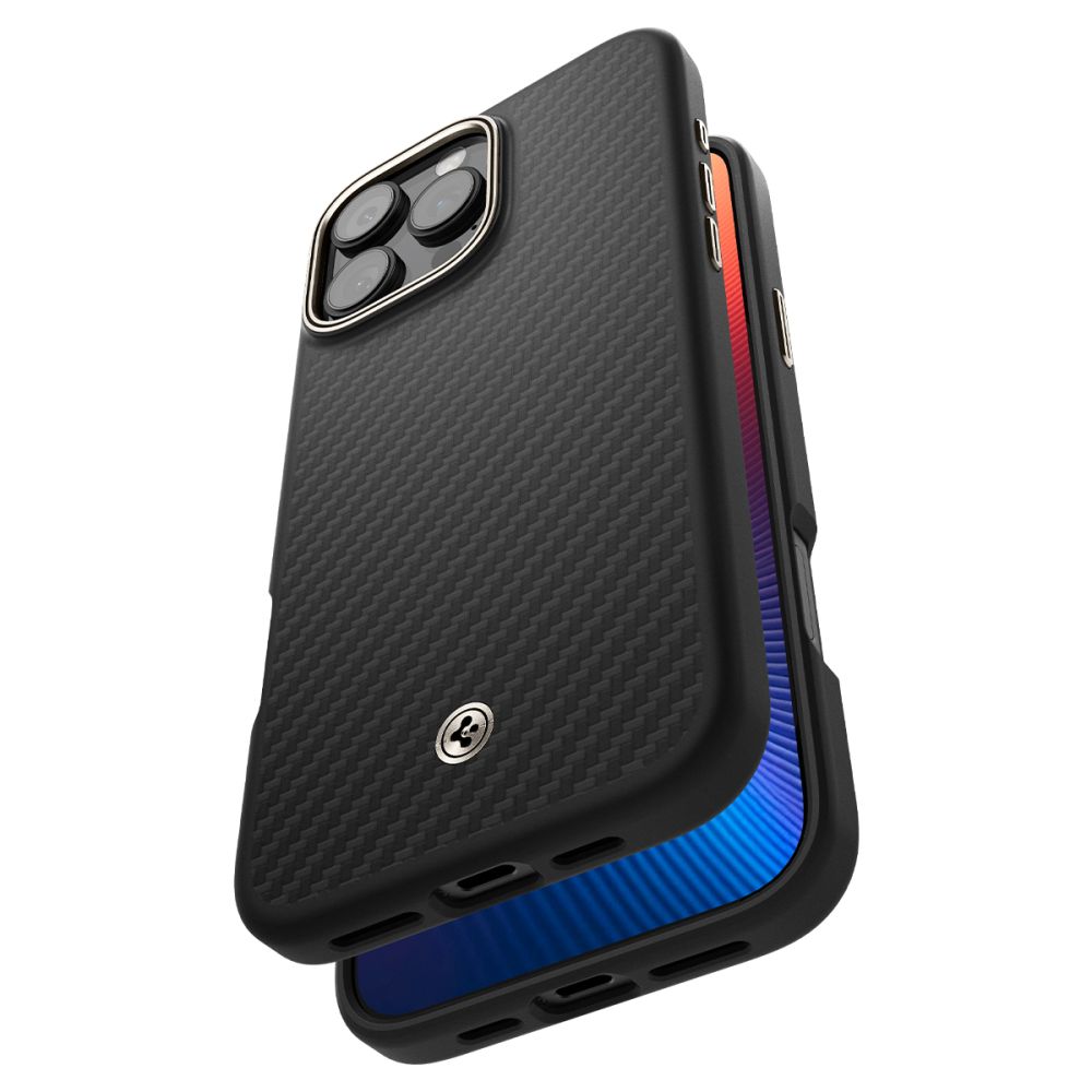 Futrola MagSafe za Apple iPhone 16 Pro, Spigen, Enzo Aramid, Crna
