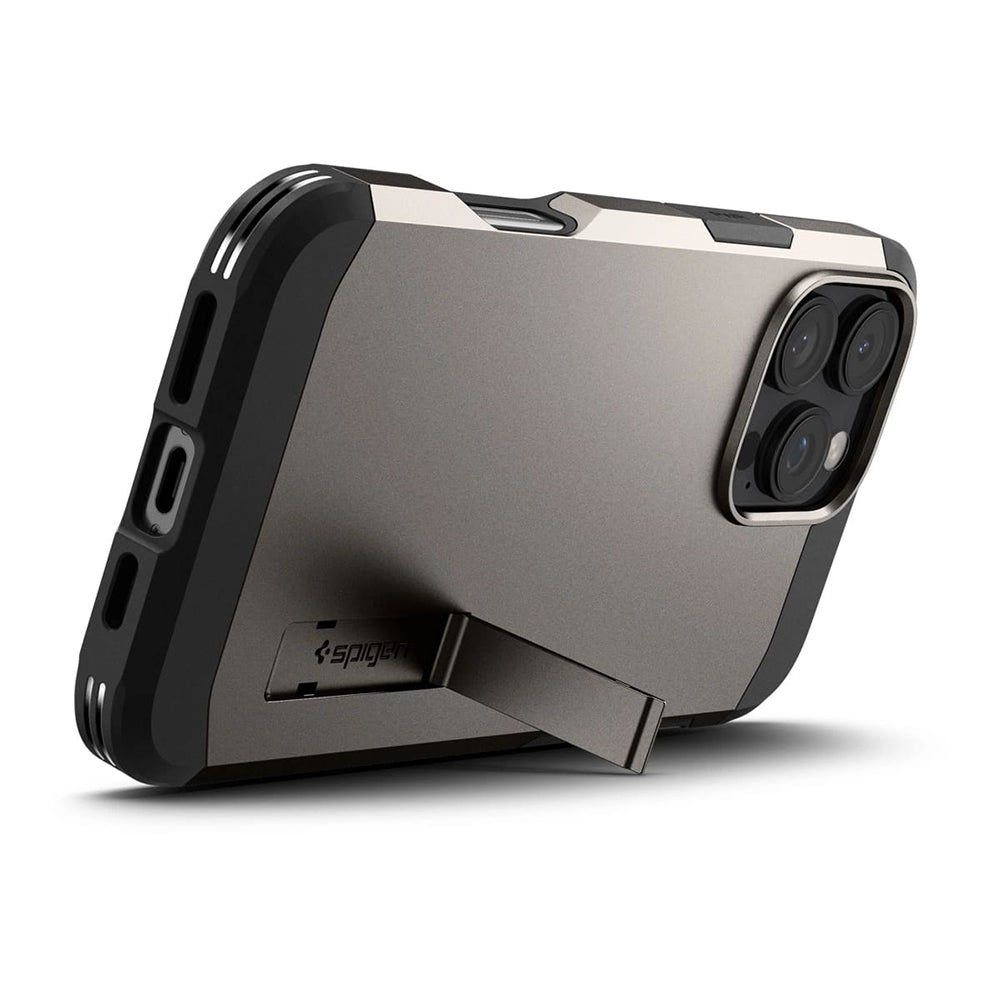 Futrola MagSafe za Apple iPhone 16 Pro, Spigen, Tough Armor, Siva ACS08145