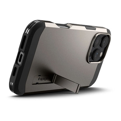Futrola MagSafe za Apple iPhone 16 Pro, Spigen, Tough Armor, Siva ACS08145