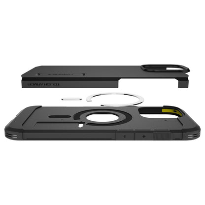 MagSafe futrola za Apple iPhone 16 Pro, Spigen, Tough Armor, Crna ACS08146