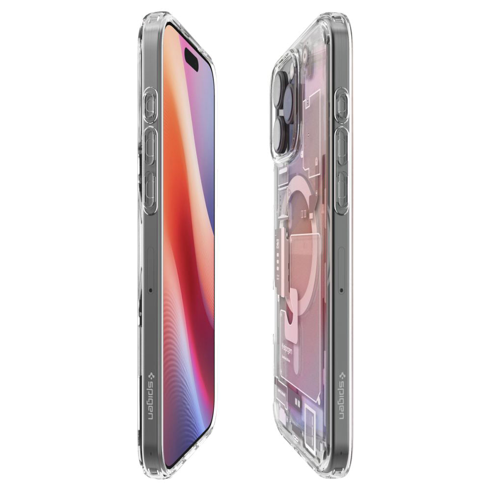 Husa MagSafe za Apple iPhone 16 Pro, Spigen, Ultra Hybrid Zero One, Bež ACS08137