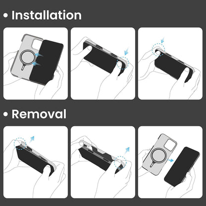 MagSafe futrola za Apple iPhone 16 Pro, Techsuit, Aramid Fiber, Crna