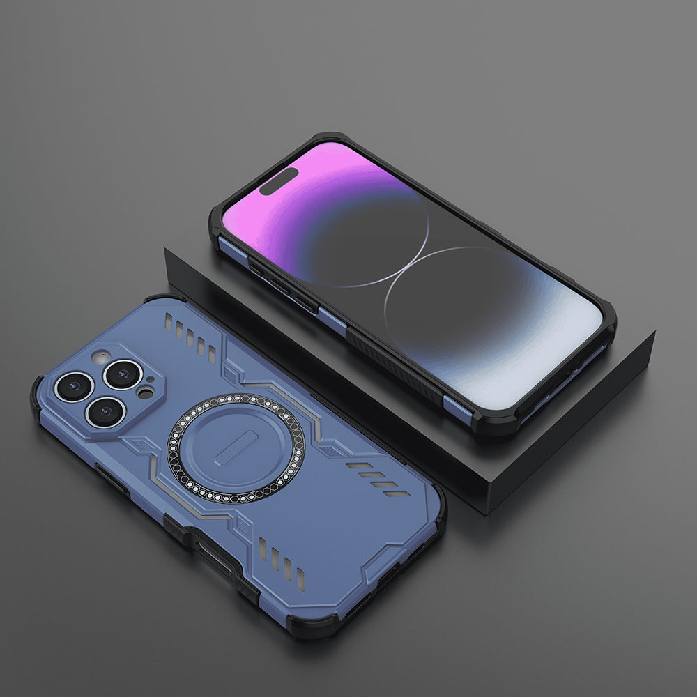 MagSafe futrola za Apple iPhone 16 Pro, Techsuit, ArmorMag, Plava