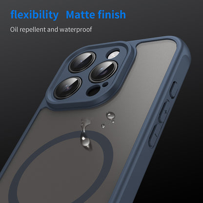 MagSafe futrola za Apple iPhone 16 Pro, Techsuit, HaloFrost II, Tamnoplava
