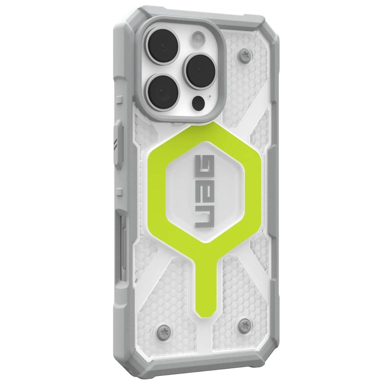 MagSafe futrola za Apple iPhone 16 Pro, Urban Armor Gear, Pathfinder Clear, Zelena