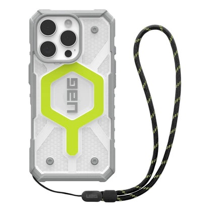 MagSafe futrola za Apple iPhone 16 Pro, Urban Armor Gear, Pathfinder Clear with Lanyard, Zelena