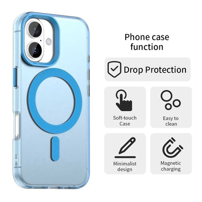 MagSafe futrola za Apple iPhone 16, Techsuit, CandyCase, Plava