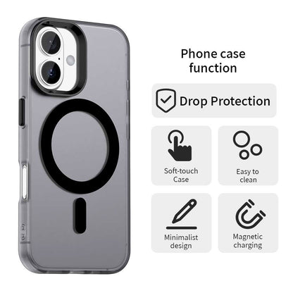 MagSafe futrola za Apple iPhone 16, Techsuit, CandyCase, Crna