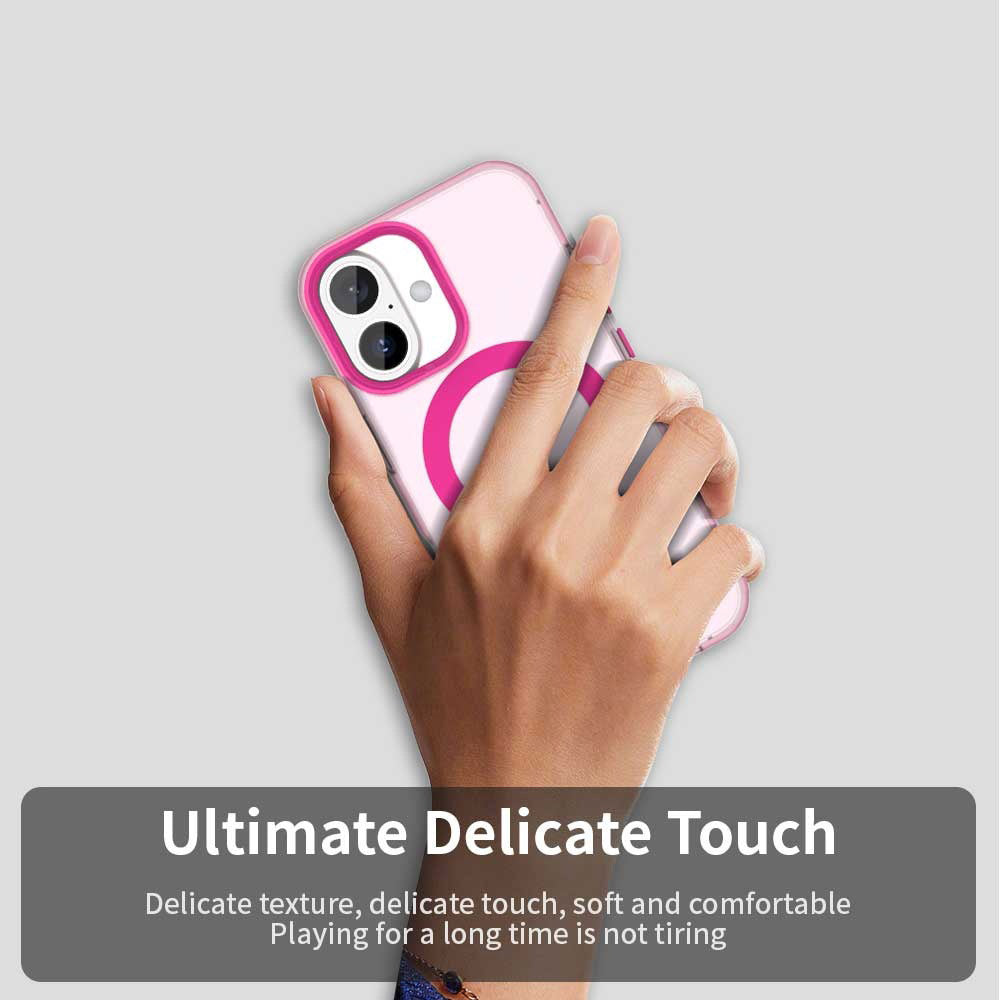 MagSafe futrola za Apple iPhone 16, Techsuit, CandyCase, Roze