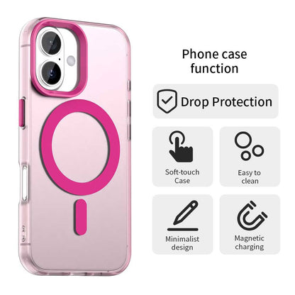 MagSafe futrola za Apple iPhone 16, Techsuit, CandyCase, Roze