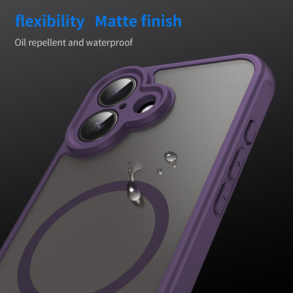 MagSafe futrola za Apple iPhone 16, Techsuit, HaloFrost II, Ljubičasta