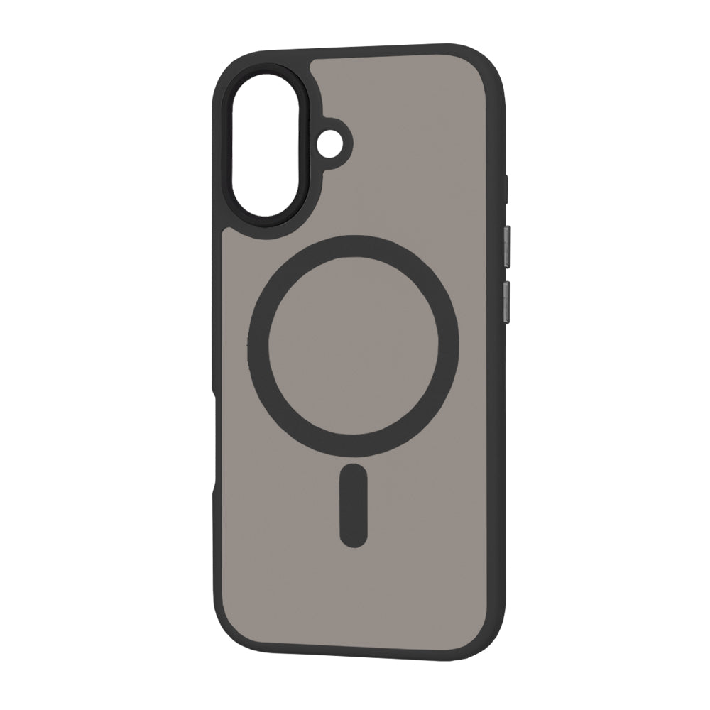 Futrola MagSafe za Apple iPhone 16, Techsuit, HaloFrost, Crna