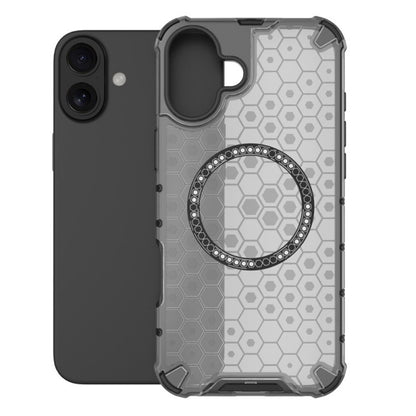 MagSafe futrola za Apple iPhone 16, Techsuit, HoneyComb Shield, Bela