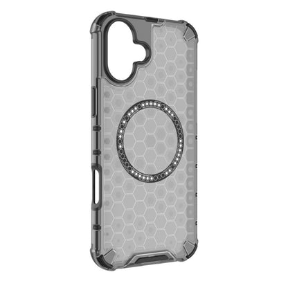 MagSafe futrola za Apple iPhone 16, Techsuit, HoneyComb Shield, Bela