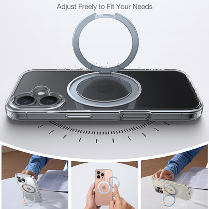 Futrola MagSafe za Apple iPhone 16, Torras, Ostand Pro, Transparenta