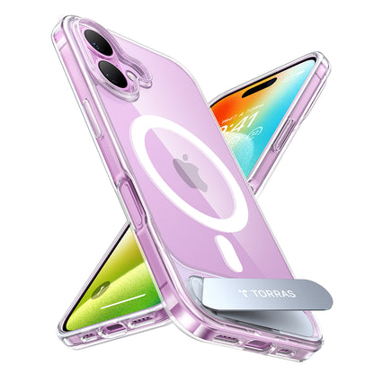 Husa MagSafe za Apple iPhone 16, Torras, Pstand, Transparentna