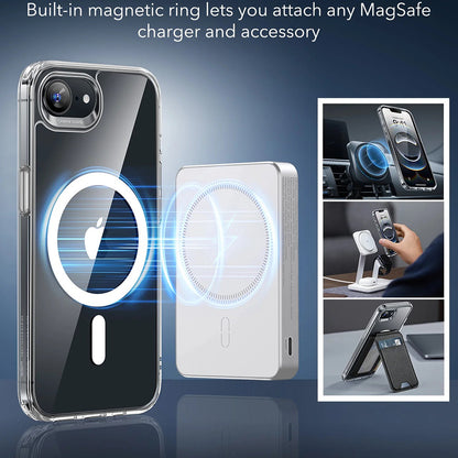 Futrola MagSafe za Apple iPhone 17e / 16e, ESR, Classic Hybrid, Transparentna