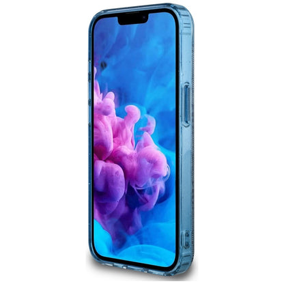 Futrola MagSafe za Apple iPhone 16e, Guess, IML Glitter 4G Circle Triangle, Plava