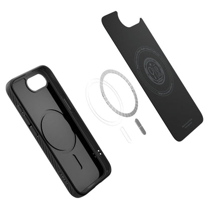 MagSafe futrola za Apple iPhone 17e / 16e, Spigen, Liquid Air, Crna Mat