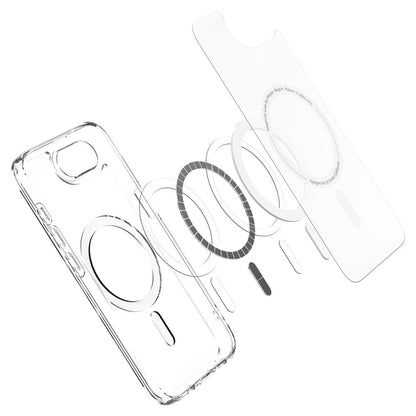 Futrola MagSafe za Apple iPhone 17e / 16e, Spigen, Ultra Hybrid, Satinirano Bela