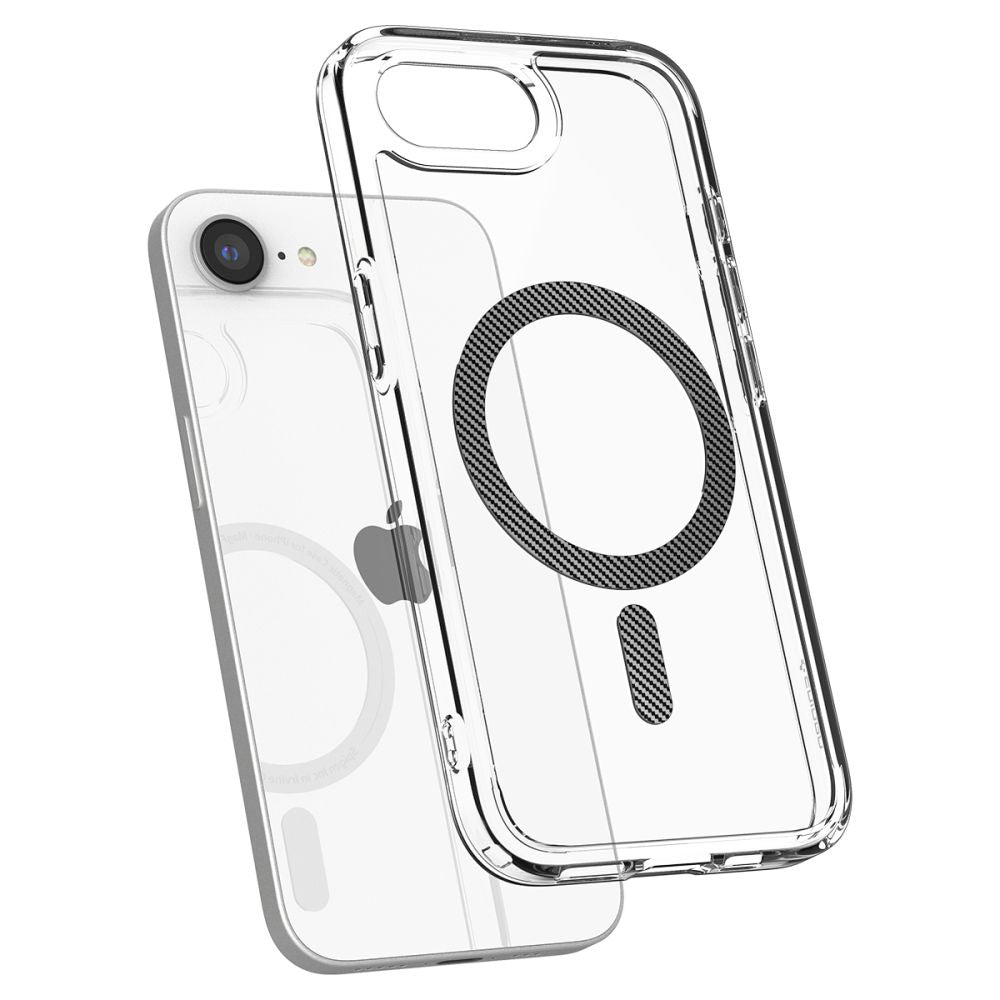 MagSafe futrola za Apple iPhone 17e / 16e, Spigen, Ultra Hybrid Carbon, Providna
