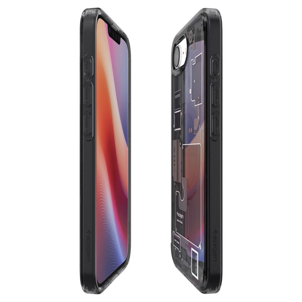 Futrola MagSafe za Apple iPhone 17e / 16e, Spigen, Ultra Hybrid Zero One, Crna