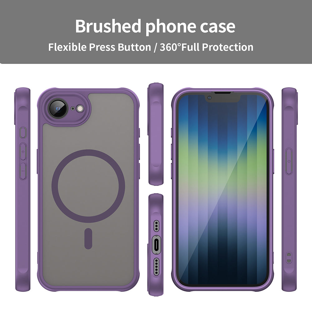 MagSafe futrola za Apple iPhone 17e / 16e, Techsuit, HaloFrost II, Ljubičasta