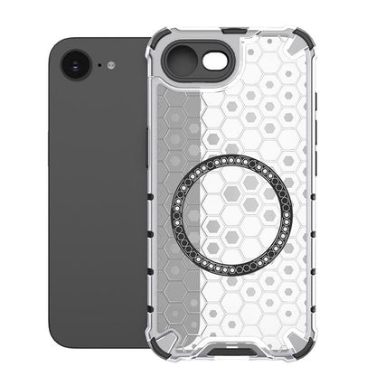 MagSafe futrola za Apple iPhone 17e / 16e, Techsuit, HoneyComb Shield, Bela