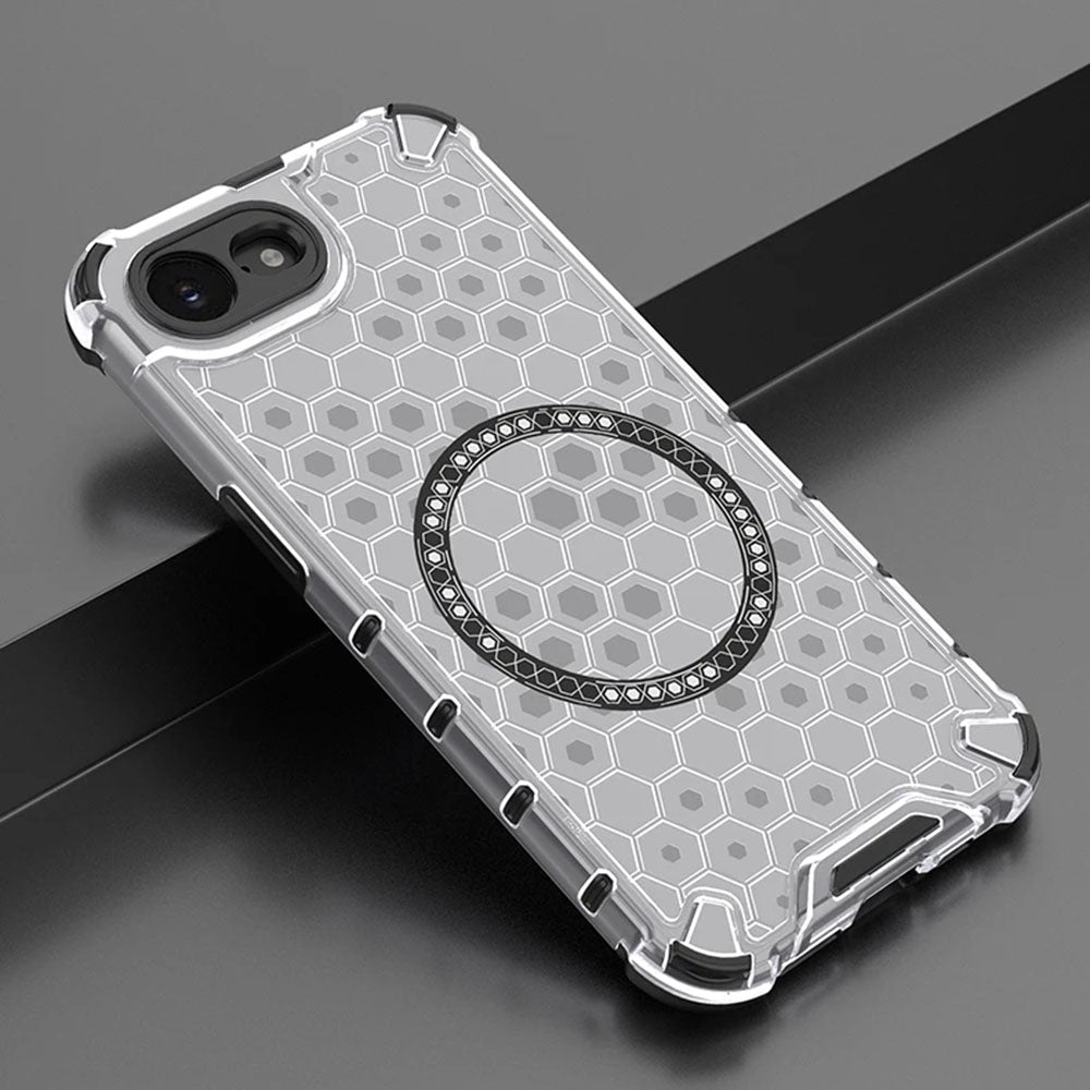 MagSafe futrola za Apple iPhone 17e / 16e, Techsuit, HoneyComb Shield, Crna