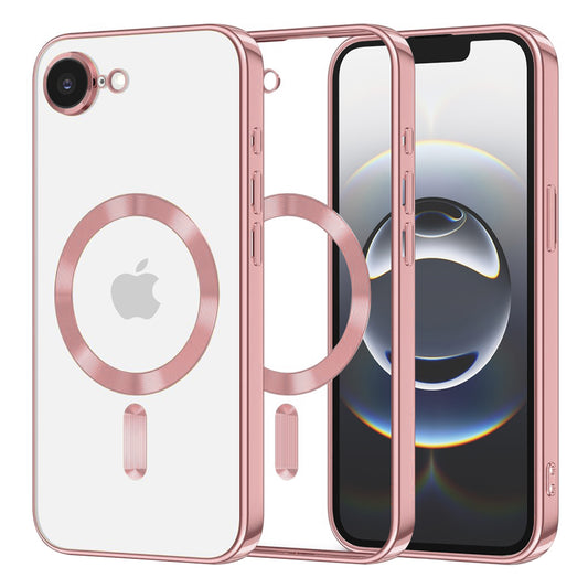MagSafe futrola za Apple iPhone 17e / 16e, Techsuit, Luxury Crystal, Roze