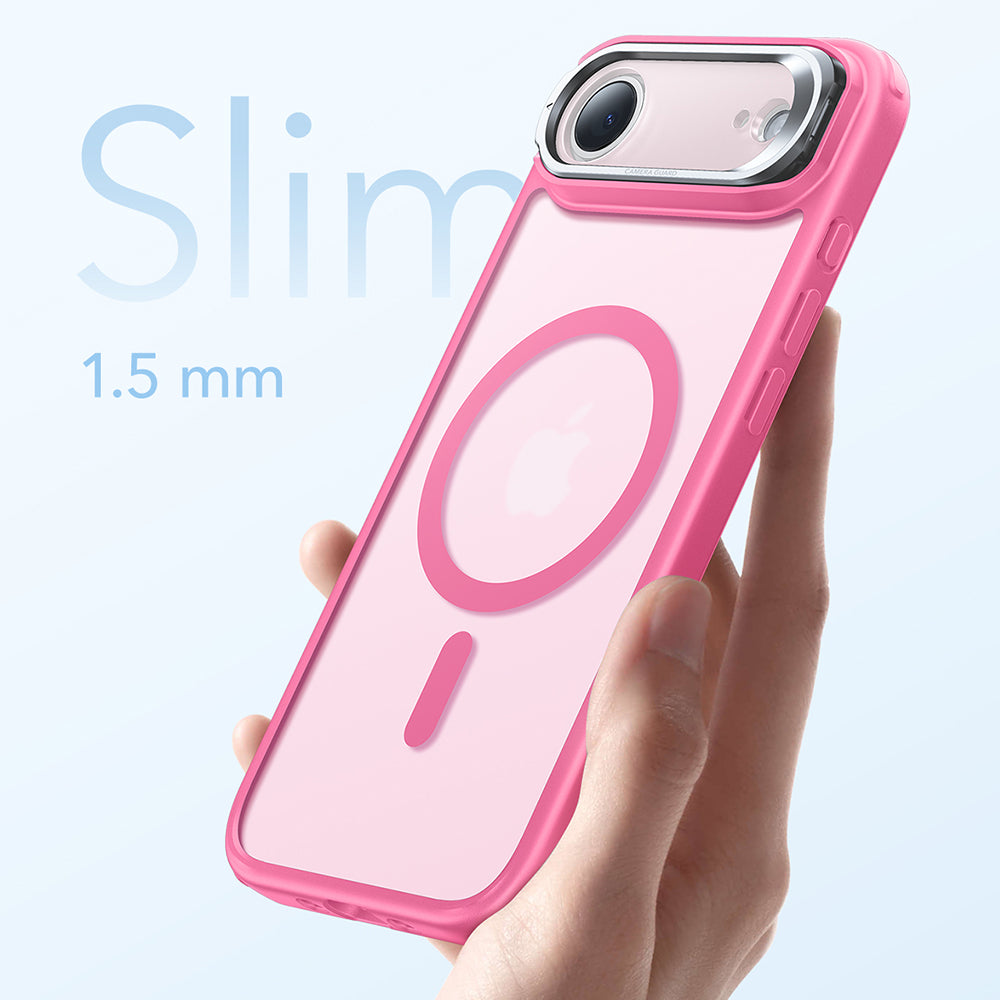 Futrola MagSafe za Apple iPhone 17 Air, ESR, Classic Hybrid Kickstand, Roze Saten