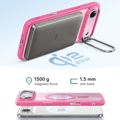 Futrola MagSafe za Apple iPhone 17 Air, ESR, Classic Hybrid Kickstand, Roze Saten